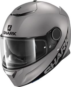 Shark Spartan 1.2 Blank Zwart Antraciet Matt AMA 2 Shark Spartan 1.2 Blank Zwart Antraciet Matt AMA -Shark Winkel 1 spartan blank ama 34lfront he3432