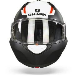 Shark Evo GT Sean WKR Wit Zwart Rood Systeemhelm -Shark Winkel Shark evo gt sean gt sean white black red wkr.01