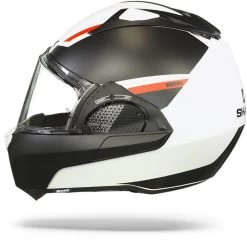 Shark Evo GT Sean WKR Wit Zwart Rood Systeemhelm -Shark Winkel Shark evo gt sean gt sean white black red wkr.11