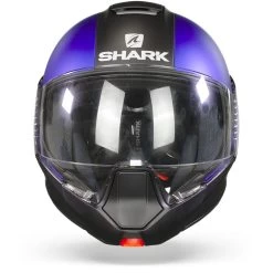 Shark Evojet Karonn Mat Zwart Zilver Blauw KSB Systeemhelm -Shark Winkel Shark evojet karonn mat black silver blue.01