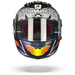 Shark Race-R Pro GP Oliveira Signature Mat Blauw Zilver Wit BSW Integraalhelm -Shark Winkel Shark race r pro gp oliveira signature mat blue silver white bsw.01