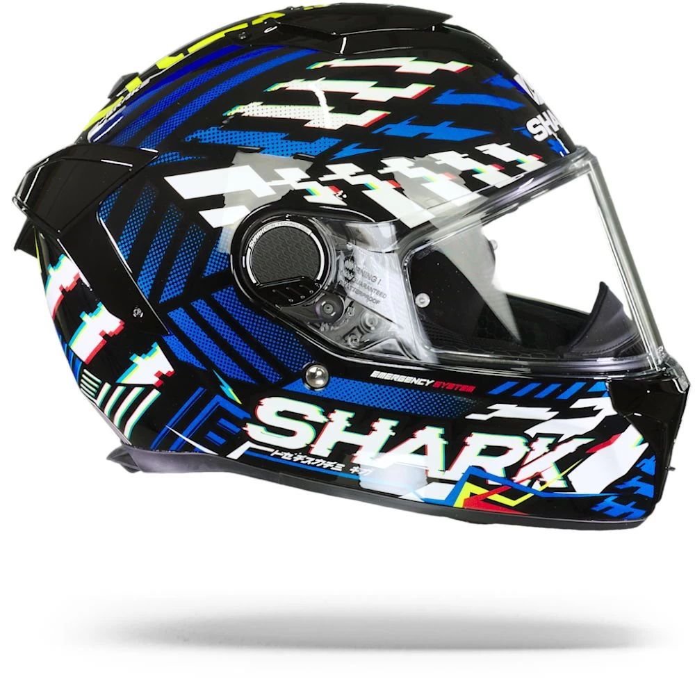 Shark Spartan GT Bcl. Micr. E-Brake Zwart Geel Blauw KYB Integraalhelm Shark Spartan GT Bcl. Micr. E-Brake Zwart Geel Blauw KYB Integraalhelm -Shark Winkel Shark spartan gt bcl micr e brake black yellow blue.29