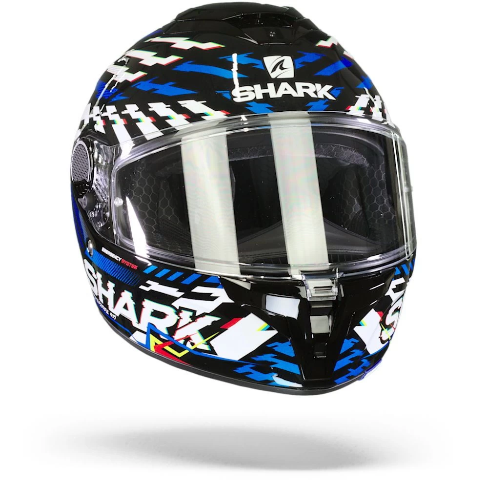 Shark Spartan GT Bcl. Micr. E-Brake Zwart Geel Blauw KYB Integraalhelm Shark Spartan GT Bcl. Micr. E-Brake Zwart Geel Blauw KYB Integraalhelm -Shark Winkel Shark spartan gt bcl micr e brake black yellow blue.35