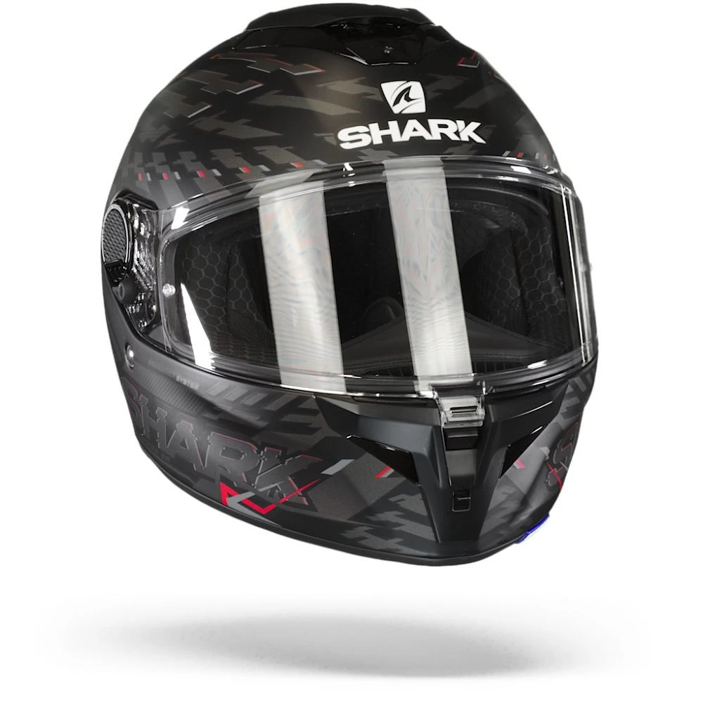 Shark Spartan GT Bcl. Micr. E-Brake Mat Mat Zwart Rood Antraciet KRA Integraalhelm Shark Spartan GT Bcl. Micr. E-Brake Mat Mat Zwart Rood Antraciet KRA Integraalhelm -Shark Winkel Shark spartan gt bcl micr e brake mat mat black red anthracite kra.35