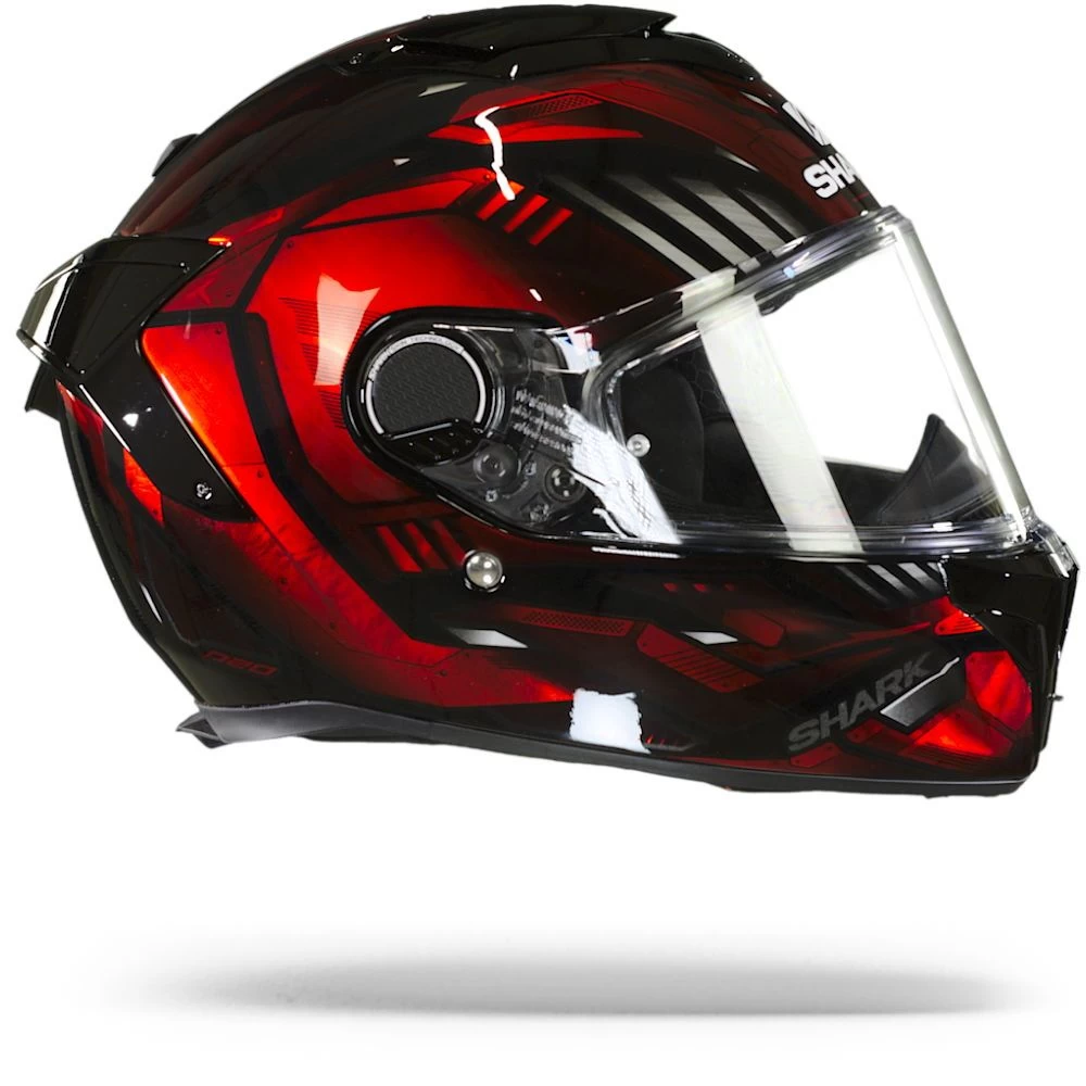 Shark Spartan GT Bcl. Micr. Replikan Zwart Chrom Rood KUR Integraalhelm Shark Spartan GT Bcl. Micr. Replikan Zwart Chrom Rood KUR Integraalhelm -Shark Winkel Shark spartan gt bcl micr replikan black chrom red kur.29
