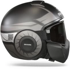 Shark Street Drak Tribute Rm Mat Zwart Chrom Zilver KUS Jethelm -Shark Winkel Shark street drak tribute rm matt black chrom silver kus.29