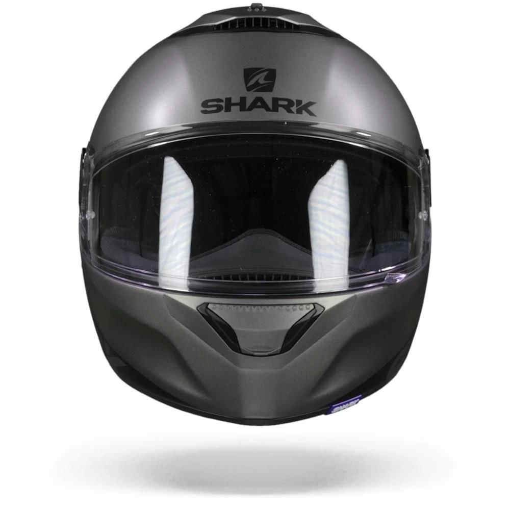 Shark Spartan 1.2 Blank Zwart Antraciet Matt AMA Shark Spartan 1.2 Blank Zwart Antraciet Matt AMA -Shark Winkel SharkSpartanBlankMattAMA.01
