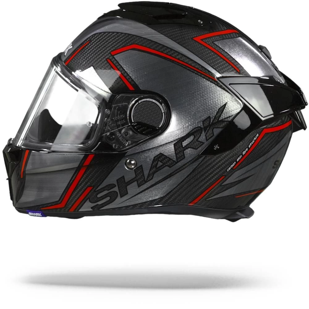 Shark Spartan GT Carbon Kromium DUR Carbon Chroom Rood Integraalhelm Shark Spartan GT Carbon Kromium DUR Carbon Chroom Rood Integraalhelm -Shark Winkel SharkSpartanGTKromiumDUR.11