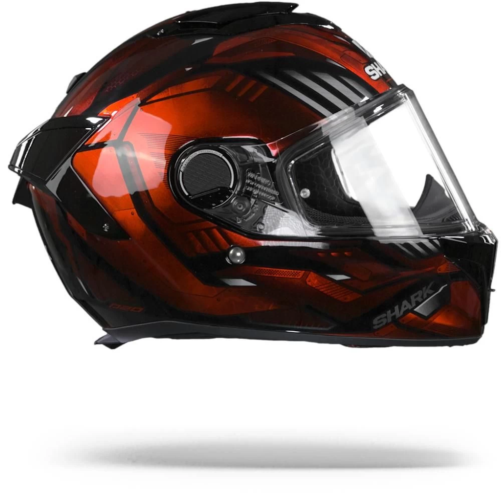Shark Spartan GT Replikan KUR Zwart Chrome Rood Integraalhelm Shark Spartan GT Replikan KUR Zwart Chrome Rood Integraalhelm -Shark Winkel SharkSpartanGTReplikanKUR.29