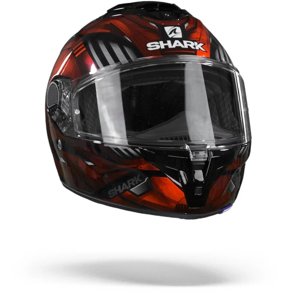 Shark Spartan GT Replikan KUR Zwart Chrome Rood Integraalhelm Shark Spartan GT Replikan KUR Zwart Chrome Rood Integraalhelm -Shark Winkel SharkSpartanGTReplikanKUR.35