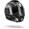 Shark Spartan GT Replican Mat KUS Zwart Chrome Zilver Integraalhelm