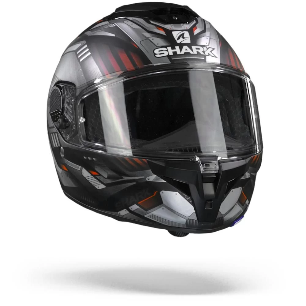 Shark Spartan GT Replican Mat KUS Zwart Chrome Zilver Integraalhelm Shark Spartan GT Replican Mat KUS Zwart Chrome Zilver Integraalhelm -Shark Winkel SharkSpartanGTReplikanKUS.35