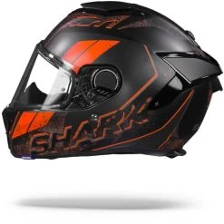 Shark Spartan GT Ryser Mat Zwart Antraciet Oranje Integraalhelm -Shark Winkel SharkSpartanGTRyserMatKAO.11