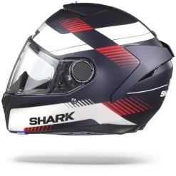Shark Spartan 1.2 Strad Mat Blauw Wit Rood BWR -Shark Winkel SharkSpartanStradMatBWR.11