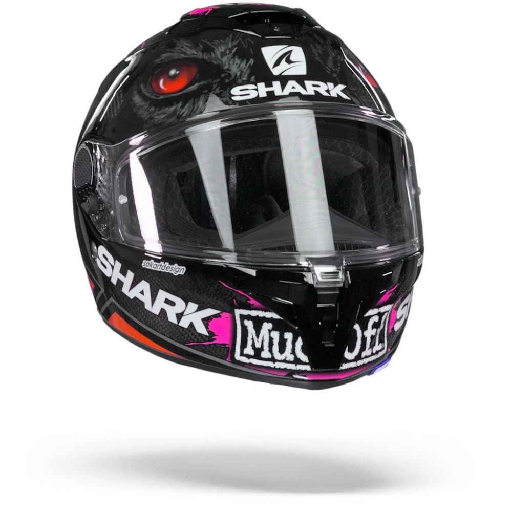 Shark Spartan GT Carbon Roodding Carbon Rood Groen Integraalhelm Shark Spartan GT Carbon Roodding Carbon Rood Groen Integraalhelm -Shark Winkel Shark sparten gt carbon redding green red.35