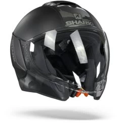 Shark Citycruiser Genom Mat KSA Zwart Zilver Antraciet Jethelm