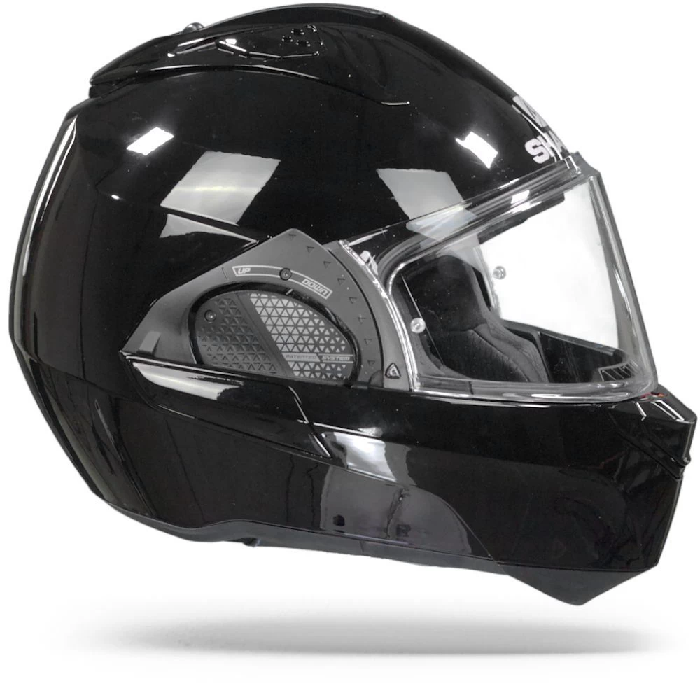 Shark Evo GT Blank Zwart Systeemhelm Shark Evo GT Blank Zwart Systeemhelm -Shark Winkel Sharkevogtblankblack.29