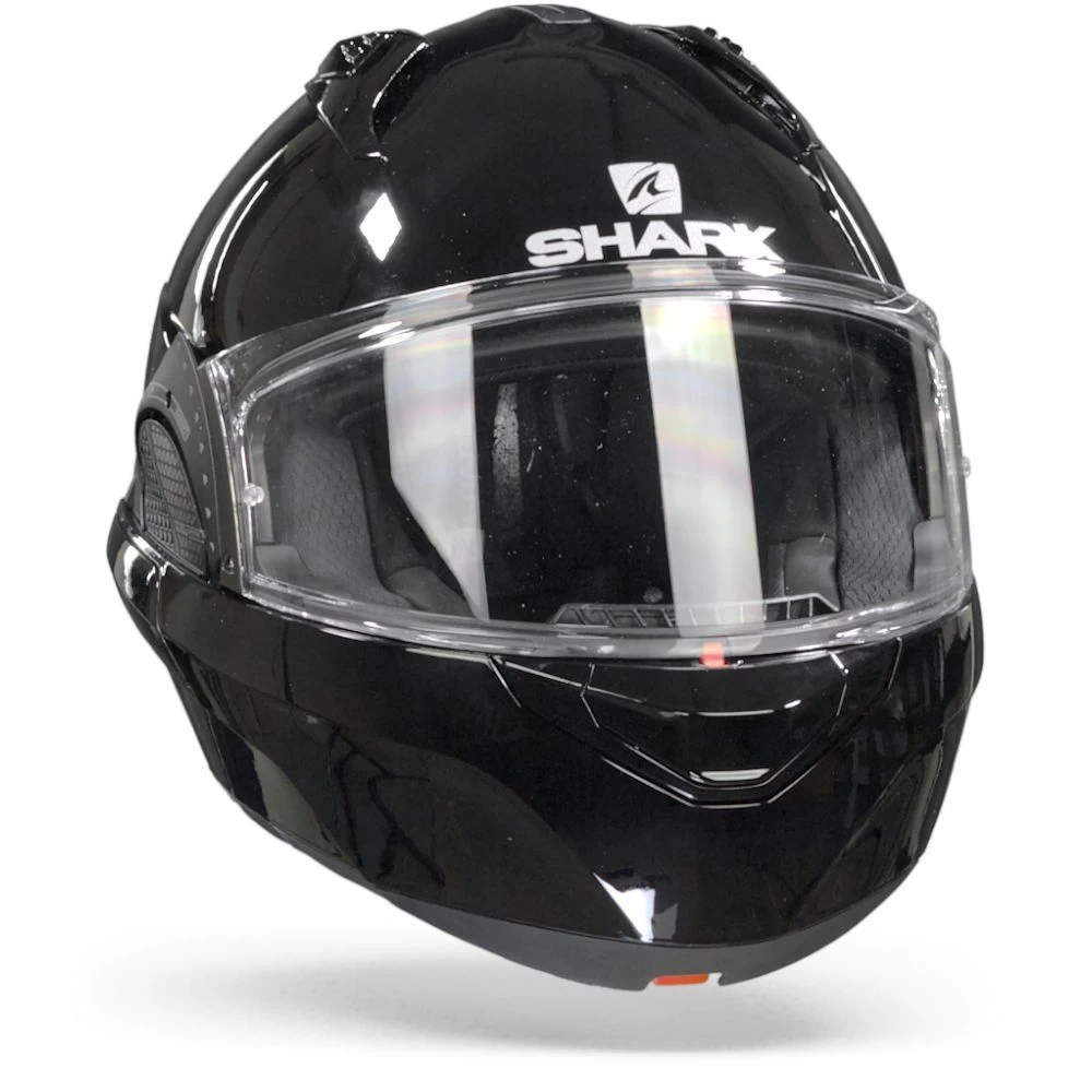 Shark Evo GT Blank Zwart Systeemhelm Shark Evo GT Blank Zwart Systeemhelm -Shark Winkel Sharkevogtblankblack.35
