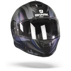 Shark D-Skwal 2 Atraxx Mat Zwart Antraciet Blauw KAB Integraalhelm -Shark Winkel shark d skwal 2 atraxx mat black anthracite blue kab.35