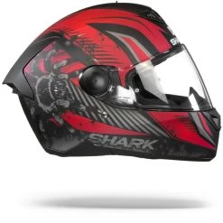 Shark D-Skwal 2 Atraxx Mat Zwart Rood Antraciet KRA Integraalhelm -Shark Winkel shark d skwal 2 atraxx mat black red anthracite kra.29