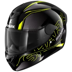 Shark D-Skwal 2 Cadium Zwart Geel Zwart KYK Integraalhelm -Shark Winkel shark d skwal 2 cadium black yellow black kyk