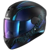 Shark D-Skwal 2 Cadium Mat Zwart Blauw Zwart KBK Integraalhelm