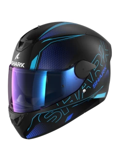 Shark D-Skwal 2 Cadium Mat Zwart Blauw Zwart KBK Integraalhelm