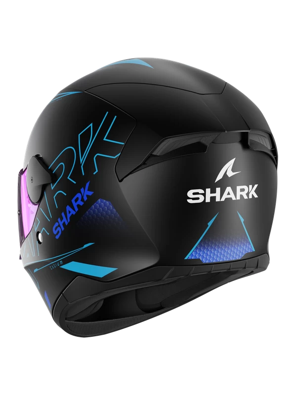 Shark D-Skwal 2 Cadium Mat Zwart Blauw Zwart KBK Integraalhelm Shark D-Skwal 2 Cadium Mat Zwart Blauw Zwart KBK Integraalhelm -Shark Winkel shark d skwal 2 cadium mat black blue black kbk 2