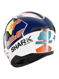 Shark D-Skwal 2 Replica Jorge Martin Wit Blauw Rood WBR Integraalhelm