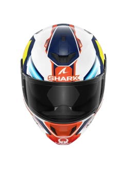 Shark D-Skwal 2 Replica Jorge Martin Wit Blauw Rood WBR Integraalhelm -Shark Winkel shark d skwal 2 replica jorge martin white blue red wbr 3