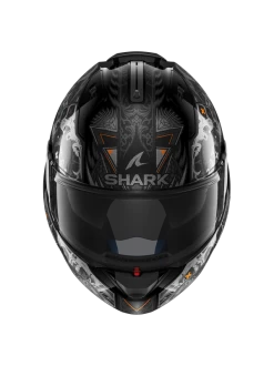Shark Evo ES K-Rozen Zwart Antraciet Oranje KAO Systeemhelm -Shark Winkel shark evo es k rozen black anthracite orange kao 3