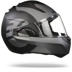 Shark Evo ES Kedje Mat Zwart Antraciet Zwart KAK Systeemhelm