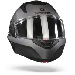 Shark Evo ES Kedje Mat Zwart Antraciet Zwart KAK Systeemhelm -Shark Winkel shark evo es kedje mat black anthracite black kak.35