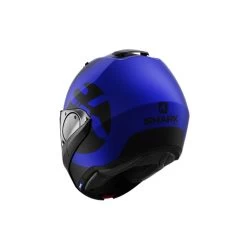 Shark Evo ES Kedje Mat Blauw Zwart Blauw BKB Systeemhelm -Shark Winkel shark evo es kedje mat blue black blue bkb 2