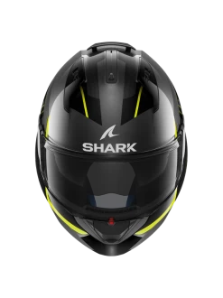 Shark Evo ES Kryd Antraciet Zwart Geel AKY Systeemhelm