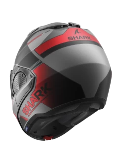 Shark Evo GT Tekline Mat Antraciet Chrom Rood AUR Systeemhelm 2 Shark Evo GT Tekline Mat Antraciet Chrom Rood AUR Systeemhelm -Shark Winkel shark evo gt tekline mat anthracite chrom red aur 2