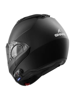 Shark Pack Evo GT N-Com B802 Blank Mat Zwart Mat KMA Systeemhelm 5 Shark Pack Evo GT N-Com B802 Blank Mat Zwart Mat KMA Systeemhelm -Shark Winkel shark pack evo gt n com b802 blank mat black mat kma 2