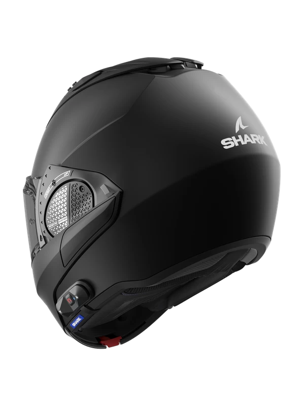 Shark Pack Evo GT N-Com B802 Blank Mat Zwart Mat KMA Systeemhelm Shark Pack Evo GT N-Com B802 Blank Mat Zwart Mat KMA Systeemhelm -Shark Winkel shark pack evo gt n com b802 blank mat black mat kma 2