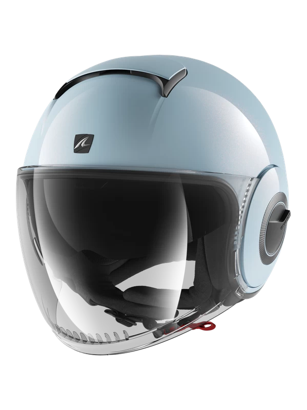 Shark Shark Nano Blank Pearl Blauw B07 Jethelm Shark Shark Nano Blank Pearl Blauw B07 Jethelm -Shark Winkel shark shark nano blank pearl blue b07 1