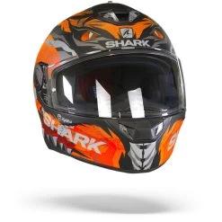 Shark Skwal 2 Iker Lecuona Mat Zwart Oranje Zilver KOS Integraalhelm -Shark Winkel shark skwal 2 iker lecuona mat black orange silver kos.35