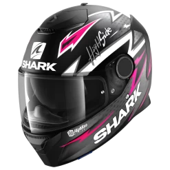 Shark Spartan 1.2 Adrian Parassol Mat Zwart Antraciet Paars KAV Integraalhelm -Shark Winkel shark spartan 1 2 adrian parassol mat black anthracite purple kav 1