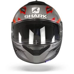 Shark Spartan 1.2 Adrian Parassol Mat Antraciet Anthracite Rood AAR Integraalhelm -Shark Winkel shark spartan 1.2 adrian parassol mat anthracite anthracite red aar.01
