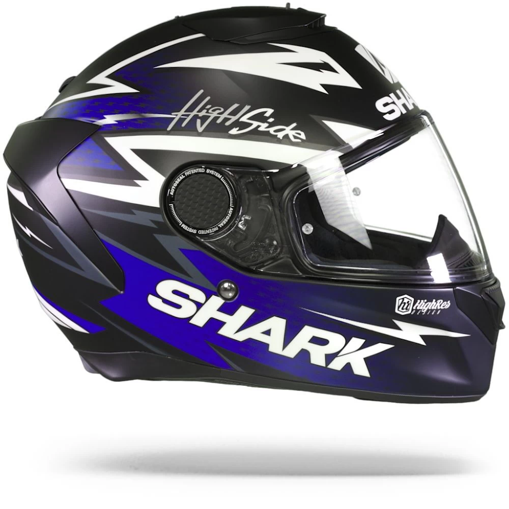 Shark Spartan 1.2 Adrian Parassol Mat Zwart Blauw Zilver KBS Integraalhelm Shark Spartan 1.2 Adrian Parassol Mat Zwart Blauw Zilver KBS Integraalhelm -Shark Winkel shark spartan 1.2 adrian parassol mat black blue silver kbs.29