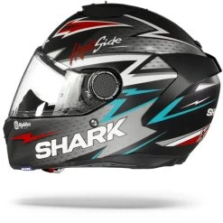 Shark Spartan 1.2 Adrian Parassol Mat Zwart Zilver Rood Integraalhelm -Shark Winkel shark spartan 1.2 adrian parassol mat black silver red.11