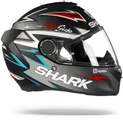 Shark Spartan 1.2 Adrian Parassol Mat Zwart Zilver Rood Integraalhelm -Shark Winkel shark spartan 1.2 adrian parassol mat black silver red.29