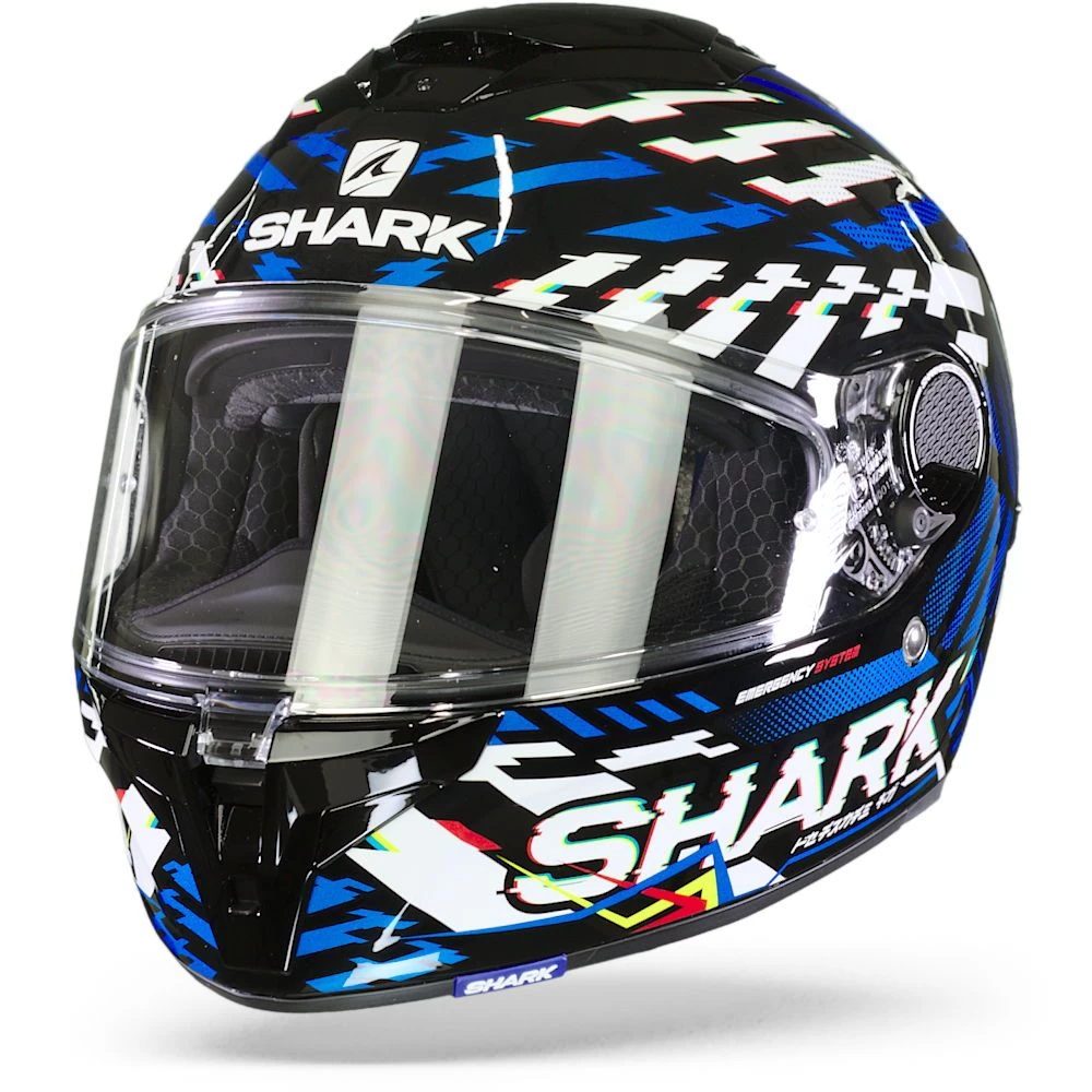 Shark Spartan GT Bcl. Micr. E-Brake Zwart Geel Blauw KYB Integraalhelm Shark Spartan GT Bcl. Micr. E-Brake Zwart Geel Blauw KYB Integraalhelm -Shark Winkel shark spartan gt bcl micr e brake black yellow blue frontpage