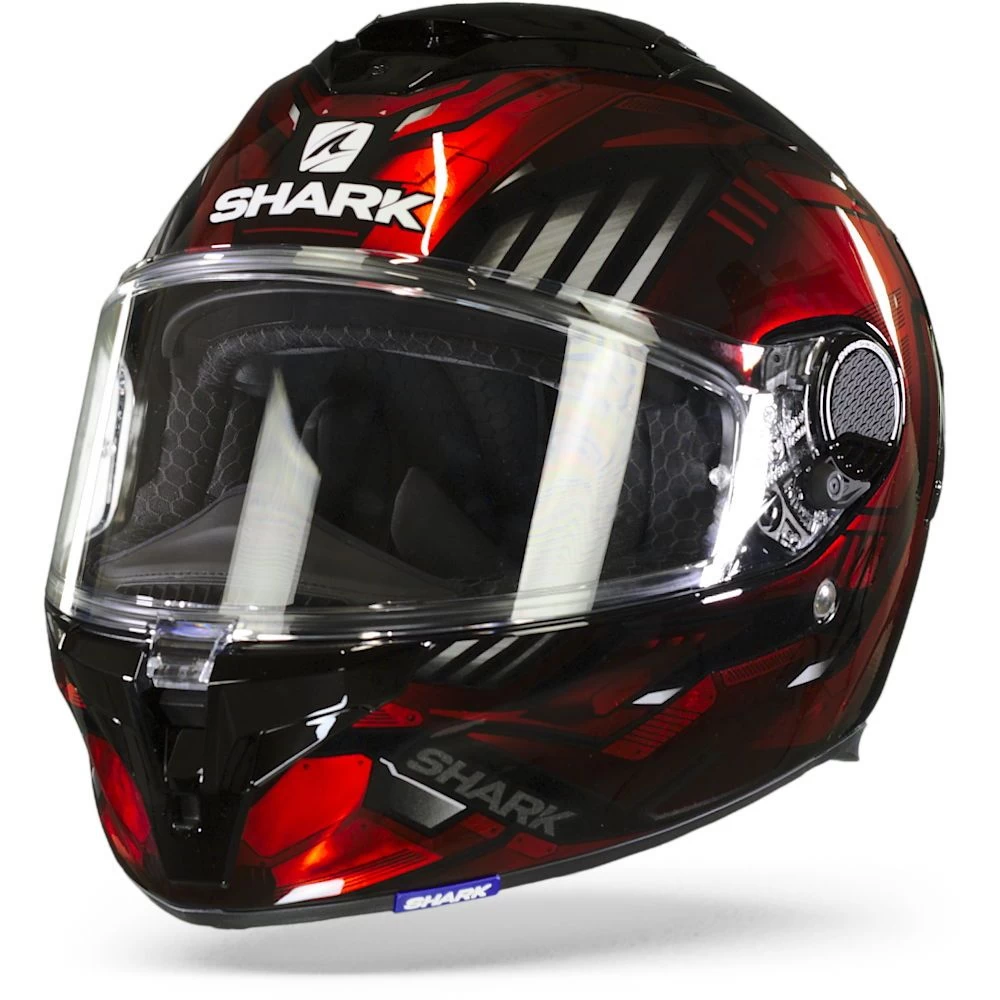 Shark Spartan GT Bcl. Micr. Replikan Zwart Chrom Rood KUR Integraalhelm Shark Spartan GT Bcl. Micr. Replikan Zwart Chrom Rood KUR Integraalhelm -Shark Winkel shark spartan gt bcl micr replikan black chrom red kur frontpage