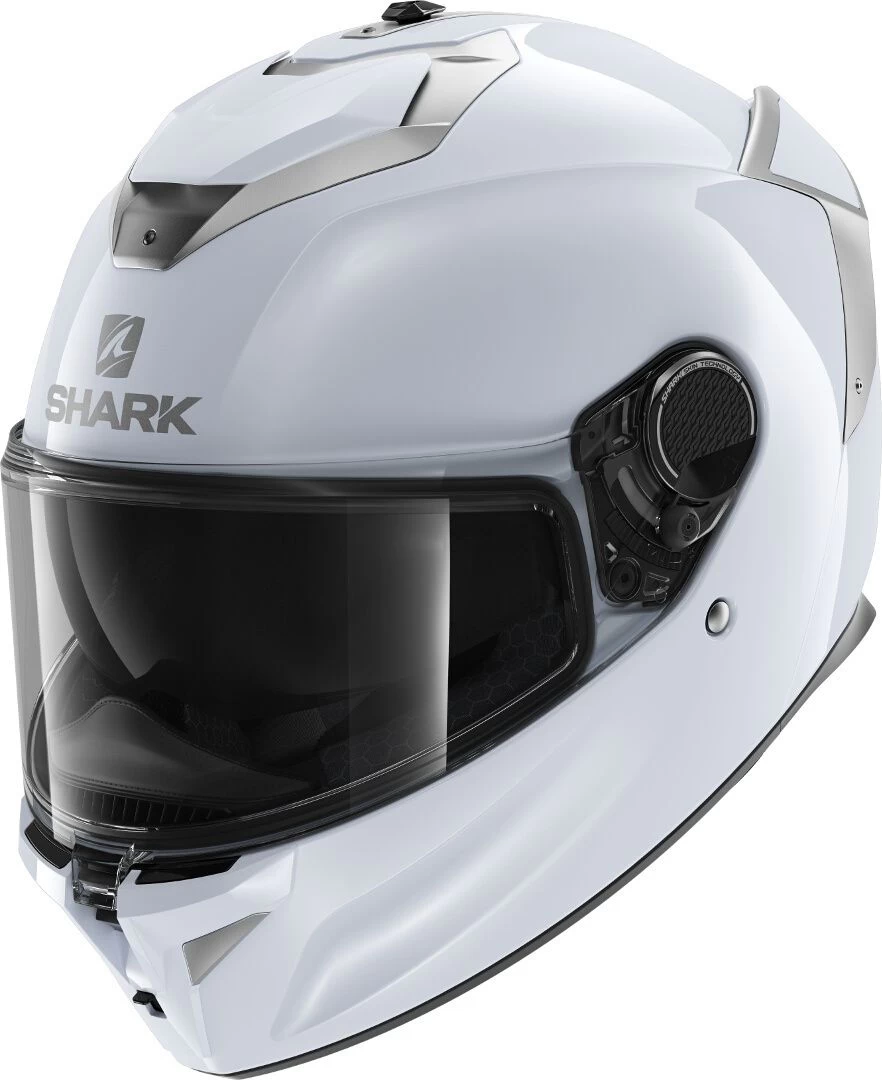 Shark Spartan GT Blank Bcl. Micr. Wit Zilver Glanzend W01 Integraalhelm Shark Spartan GT Blank Bcl. Micr. Wit Zilver Glanzend W01 Integraalhelm -Shark Winkel shark spartan gt blank bcl micr white silver glossy w01