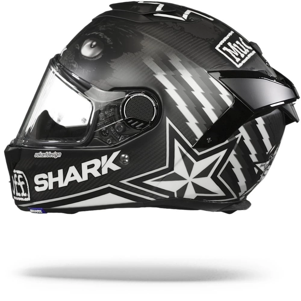 Shark Spartan GT Carbon Roodding Mat Carbon Wit Antraciet DWA Integraalhelm Shark Spartan GT Carbon Roodding Mat Carbon Wit Antraciet DWA Integraalhelm -Shark Winkel shark spartan gt carbon redding mat carbon white anthracite dwa.11