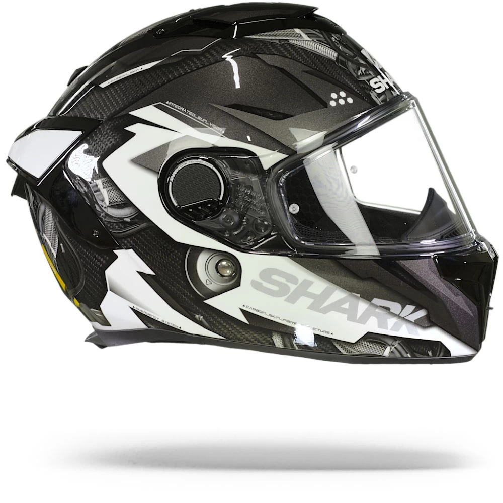 Shark Spartan GT Carbon Urikan Carbon Antraciet Wit DAW Integraalhelm Shark Spartan GT Carbon Urikan Carbon Antraciet Wit DAW Integraalhelm -Shark Winkel shark spartan gt carbon urikan carbon anthracite white daw.29